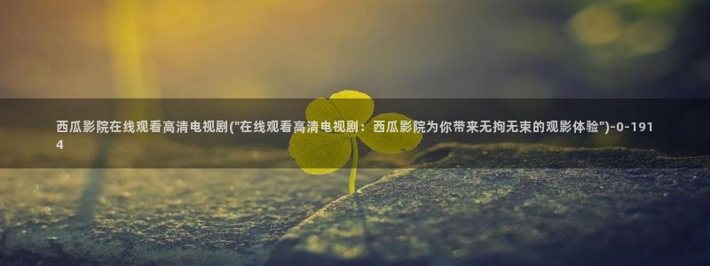 奔跑吧第十季西瓜影院