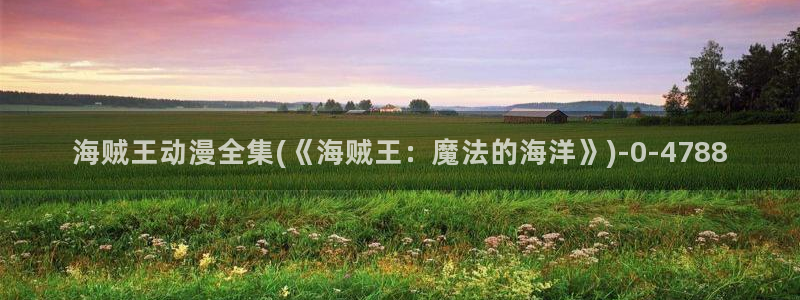 成人动漫在线观看：海贼王动漫全集(《海贼王：魔法的海洋》)